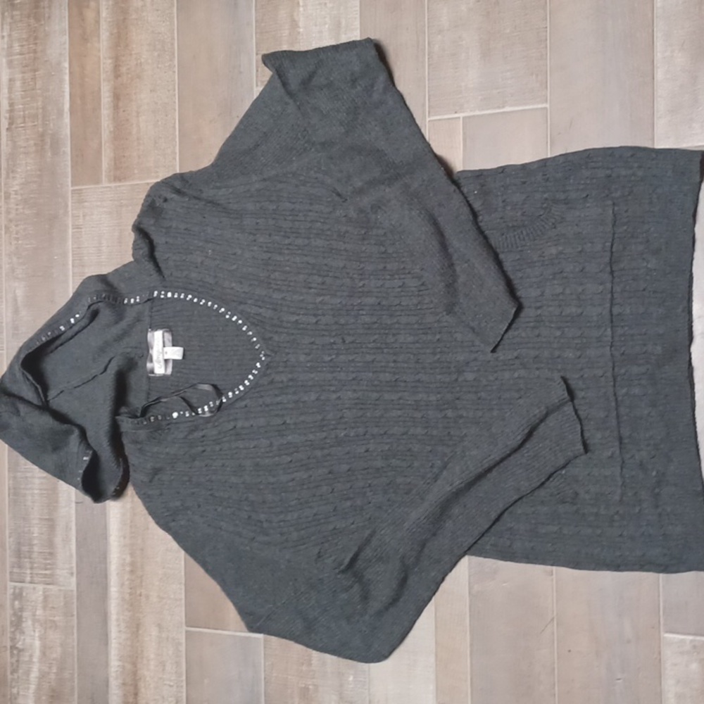 Aeropostale Vintage lightweight cable knit hoodie